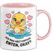 Quietscheente Tier Tasse Geschenk Lustige Geschenkidee Spruch Ich Mag Halt Einfach Enten, Ok Rosa Trendation