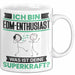 EDM-Enthusiast Tasse Geschenk für EDM-Enthusiast Geburtstag Lustiger Spruch Kaffee-Becher Was Ist Deine Superkraft Weiß Trendation