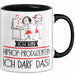 Geschenk für Hiphop-Produzentin Tasse Lustige Geschenkidee Geburtstag Ich Bin Hiphop-Produzentin Ich Darf Das Trendation