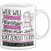 Katzensitterin Tasse Geschenk Spruch Wer Will Schon Prinzessin Sein Wenn Man Auch Katzensitterin Sein Kann Weiß Trendation