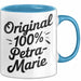 Petra-Marie Tasse Geschenk Original 100% Petra-Marie Geschenkidee Geburtstag Blau Trendation