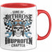 Biker Fahrradfahrer Tasse Geschenk Lustige Geschenkidee Spruch Sons Of Arthrose Ibuprofen Chapter Rot Trendation