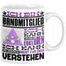 Bandmitglied Geschenk Tasse Geschenkidee für Bandmitglied Geburtstag Lustig Ich Bin Bandmitglied Ich Kann Es Dir Erklären Aber Nicht Für Dich Verstehen Weiß Trendation