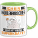 Höhlenforscher Tasse Geschenk für Höhlenforscher Geburtstag Lustiger Spruch Kaffee-Becher Was Ist Deine Superkraft Grün Trendation