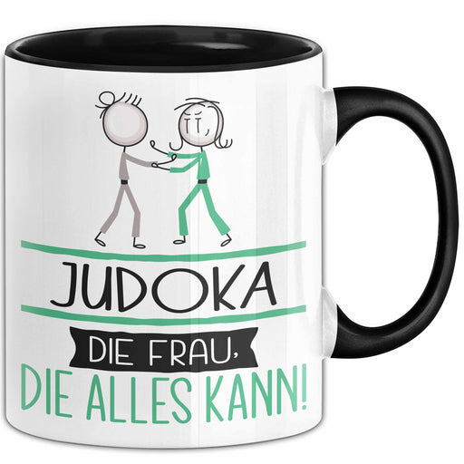 Judoka Geschenk Tasse Becher Die Frau Die Allen Kann Geschenkidee für eine Judoka Lustig Trendation