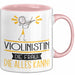 Violinistin Geschenk Tasse Becher Die Frau Die Allen Kann Geschenkidee für eine Violinistin Lustig Rosa Trendation