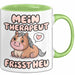 Pferde Tierliebhaber Tasse Geschenk Lustige Geschenkidee Spruch Mein Therapeut Frisst Heu Grün Trendation