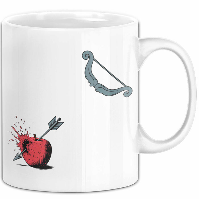 Bogenjäger Tasse Geschenkidee Bogenschütze Lustiger Spruch Geschenkidee Lustig Weiß Trendation