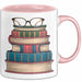 Bibliothekar Tasse Geschenkidee für Bücherliebhaber Rosa Trendation