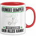 Bungee-Jumper Tasse Geschenk für Bungee-Jumper Der Mann Der Alles Kann Geschenkidee zum Geburtstag Rot Trendation