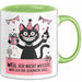 Sarkastische Katze Tasse Geschenk Lustige Geschenkidee Spruch Weil Ich Nicht Wusste, Was Ich Dir Schenken Soll Grün Trendation