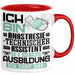 Anästhesietechnischer Assistent Ausbildung Tasse Geschenk Ich Bin Anästhesietechnischer Assistent In Der Ausbildung Ich Darf Das Geschenkidee Spruch Rot Trendation