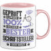 Schriftsteller Geschenk Lustiger Spruch für Schriftsteller Geschenkidee Bester Schriftsteller Der Welt Rosa Trendation