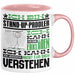 Stand-Up-Paddler Geschenk Tasse Lustige Geschenkdiee für einen Stand-Up-Paddler Geburtstag Ich Bin Stand-Up-Paddler Ich Kann Es Dir Erklären Aber Nicht Für Dich Verstehen Rosa Trendation