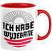Polen Tasse Spruch Ich Habe Wyjebane Polska Geschenkdiee Kaffee-Becher Rot Trendation