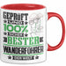 Wanderführer Geschenk Lustiger Spruch für Wanderführer Geschenkidee Bester Wanderführer Der Welt Rot Trendation