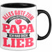 Papa Geburtstag Geschenkidee Tasse Alles Gute Zum Geburtstag Papa Ich Hab Dich Lieb Becher Schwarz Trendation