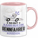 Rennfahrer Geschenk Tasse So Gut Kann Nur Ein Rennfahrer Aussehen Geschenkidee Kaffee-Becher Rosa Trendation