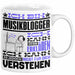 Musikblogger Geschenk Tasse Geschenkidee für Musikblogger Geburtstag Lustig Ich Bin Musikblogger Ich Kann Es Dir Erklären Aber Nicht Für Dich Verstehen Weiß Trendation
