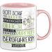 Bergführerin Geschenk Becher Tasse Gott Schuf Alle Menschen Gleich Nur Die Besten Durfeten Bergführerin Werden Geschenkidee Lustig Rosa Trendation