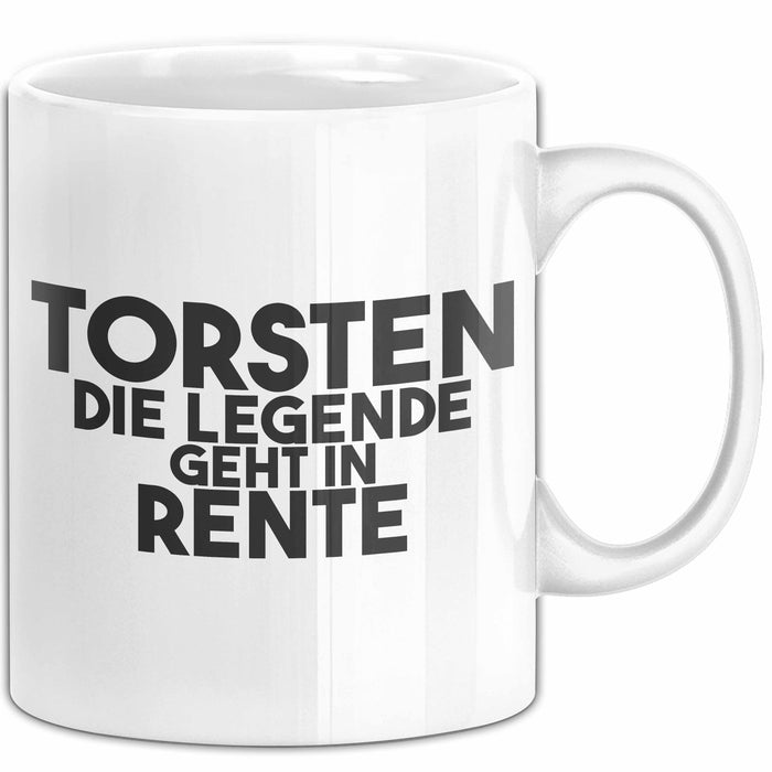 Torsten Tasse Torsten – Die Legende Geht In Rente Geschenk