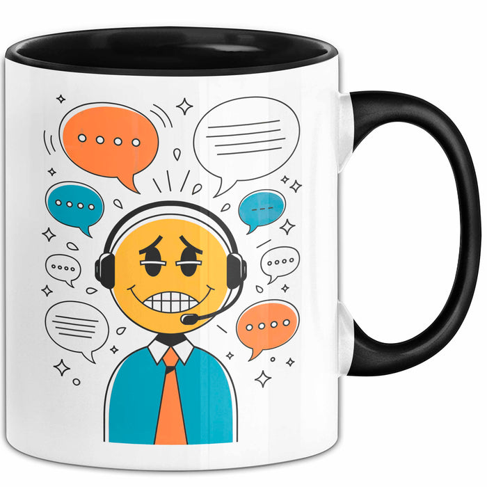 Call Center Mitarbeiter Tasse Geschenk Lustige Geschenkidee Spruch Für Kundenservice Helden Trendation