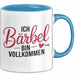 Bärbel Tasse Geschenk Ich Bin Vollkommen Bärbel Geschenkidee Geburtstag Blau Trendation