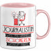 Journalistin Weil Es Keinen Schöneren Beruf Gibt Tasse Geschenk für Eine Journalistin Lustig Rosa Trendation