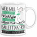 Balletttänzerin Tasse Geschenk Spruch Wer Will Schon Prinzessin Sein Wenn Man Auch Balletttänzerin Sein Kann Weiß Trendation
