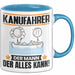 Kanufahrer Tasse Geschenk für Kanufahrer Der Mann Der Alles Kann Geschenkidee zum Geburtstag Blau Trendation