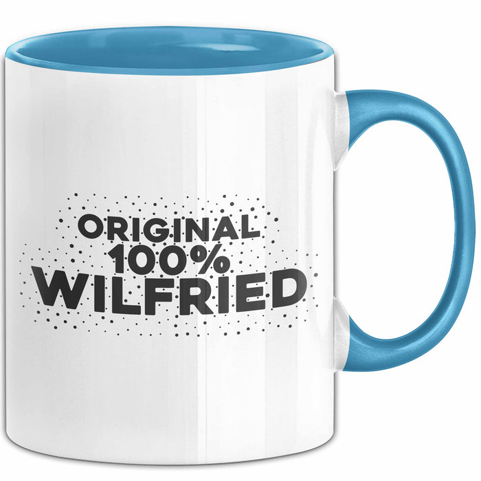 Wilfried Tasse Original 100% Wilfried Geschenk Blau Trendation