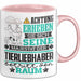 Tierliebhaber Geschenk Tasse Lustiger Spruch Erheben Sie Sich Der Tierliebhaber Betritt den Raum Rosa Trendation