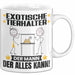 ExotischeTierhalter Tasse Geschenk für ExotischeTierhalter Der Mann Der Alles Kann Geschenkidee zum Geburtstag Weiß Trendation