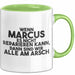 Marcus Tasse Wenn Marcus Nicht Repariert, Sind Wir Am Arsch Geschenk Grün Trendation