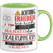 Trailrunnerin Tasse Geschenk Lustiger Spruch Bitte Erheben Sie Sich Seine Majestät Die Trailrunnerin Betritt Den Raum Grün Trendation