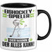 Eishockeyspieler Tasse Geschenk für Eishockeyspieler Der Mann Der Alles Kann Geschenkidee zum Geburtstag Schwarz Trendation