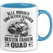 Quad-Fahrer Tasse Geschenk Alle Männer Sind Gleich Geboren Nur Die Besten Werden Quad-Fahrer Blau Trendation