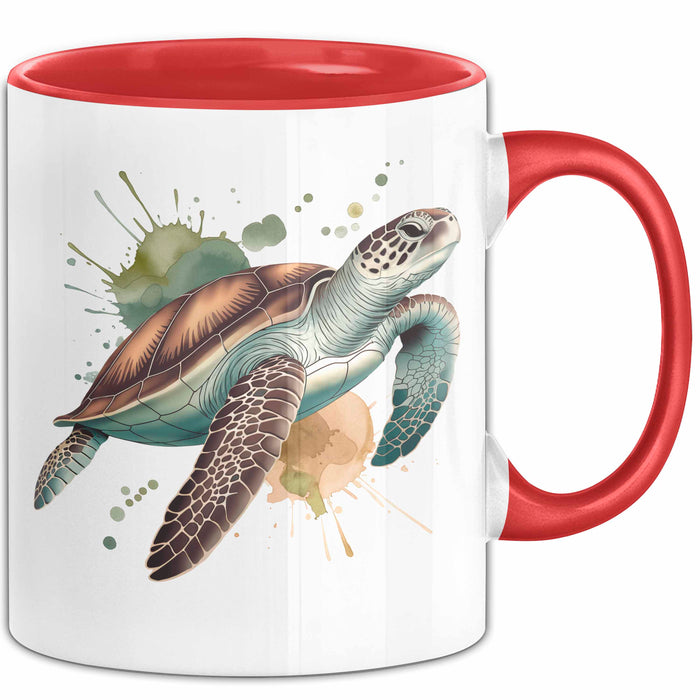 Schildkröte Tierliebhaber Tasse Geschenk Lustige Geschenkidee Spruch Trendation
