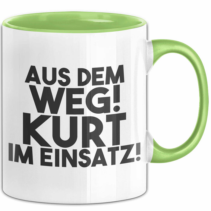 Kurt Tasse Aus Dem Weg! Kurt Im Einsatz! Geschenk