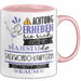 Taekwondo-Kämpferin Tasse Geschenk Lustiger Spruch Bitte Erheben Sie Sich Seine Majestät Die Taekwondo-Kämpferin Betritt Den Raum Rosa Trendation