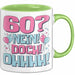 60er Geburtstag Geschenk Männer Frauen 60 Nein Doch Ohhhh Lustiger Spruch Geschenkidee Kaffee-Becher Grün Trendation