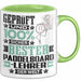 Paddelboard-Lehrer Geschenk Lustiger Spruch für Paddelboard-Lehrer Geschenkidee Bester Paddelboard-Lehrer Der Welt Grün Trendation