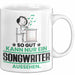Songwriter Geschenk Tasse So Gut Kann Nur Ein Songwriter Aussehen Geschenkidee Kaffee-Becher Weiß Trendation