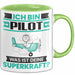 Pilot Tasse Geschenk für Pilot Geburtstag Lustiger Spruch Kaffee-Becher Was Ist Deine Superkraft Grün Trendation