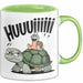 Schildkröte Tierliebhaber Tasse Geschenk Lustige Geschenkidee Spruch Schildkröte Und Schnecke Grün Trendation