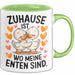Ente Tier Tasse Geschenk Lustige Geschenkidee Spruch Zuhause Ist Wo Meine Enten Sind Grün Trendation