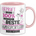 Hundesportlerin Geschenk Becher Tasse Gott Schuf Alle Menschen Gleich Nur Die Besten Durfeten Hundesportlerin Werden Geschenkidee Lustig Rosa Trendation