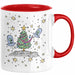 Weihnachten Tasse Geschenk Alien Weihnachtsbaum Geschenkidee Alien-Fans Geschenke Jungs Männer Grafik Rot Trendation
