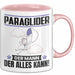 Paraglider Tasse Geschenk für Paraglider Der Mann Der Alles Kann Geschenkidee zum Geburtstag Rosa Trendation