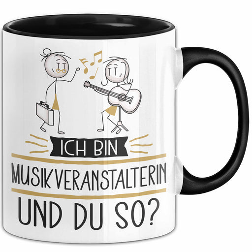 Musikveranstalterin Tasse Geschenk Ich Bin Musikveranstalterin Und Du So Geschenkidee Lustiger Spruch Becher Trendation
